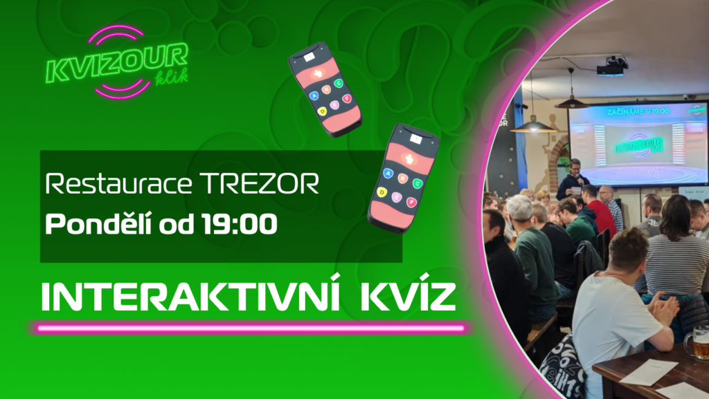 Kvizour KLIK v restauraci TREZOR, Praha - Braník